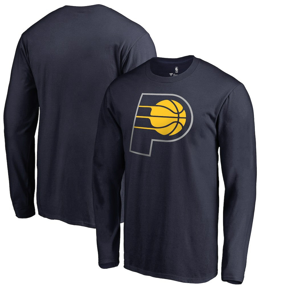 Indiana Pacers Primary Logo Long Sleeve T-Shirt - Navy cheap