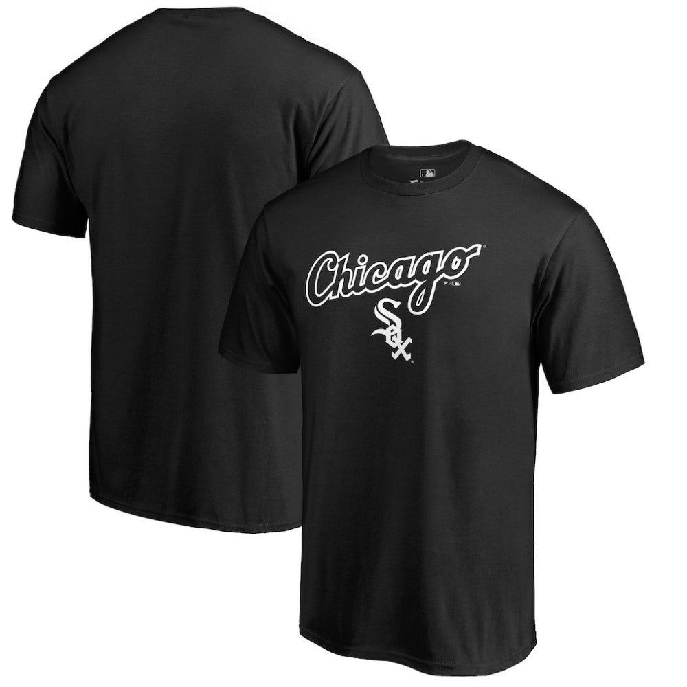 Chicago White Sox Team Lockup T-Shirt - Black
