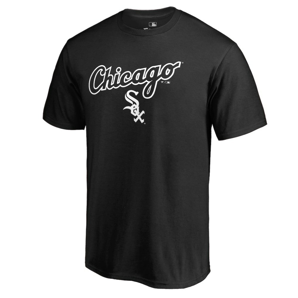 Chicago White Sox Team Lockup T-Shirt - Black