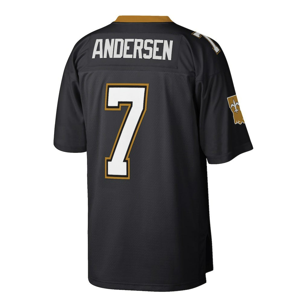 Morten Andersen New Orleans Saints Retired Player Legacy Replica Jersey - Black for sale