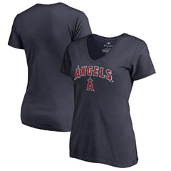 Los Angeles Angels Women's Team Lockup T-Shirt - Navy