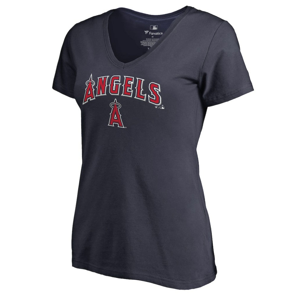 Los Angeles Angels Women's Team Lockup T-Shirt - Navy