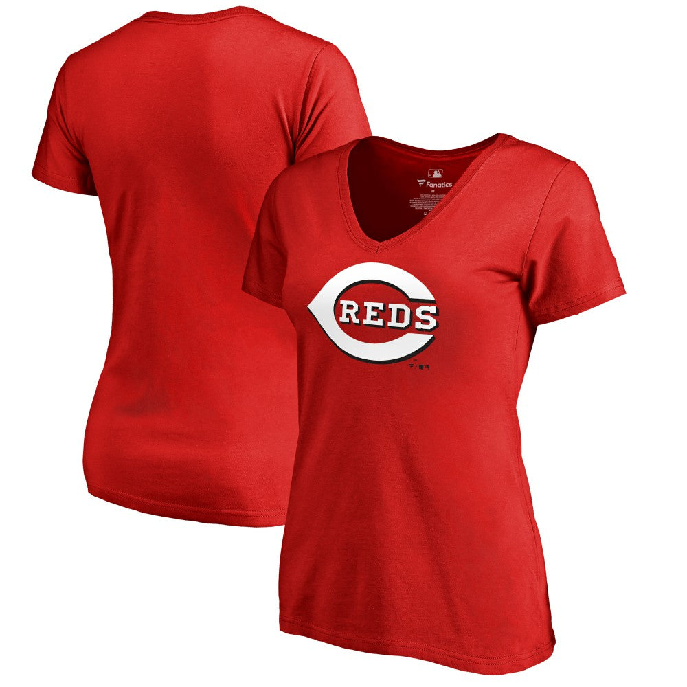 Cincinnati Reds Women's Team Wordmark T-Shirt - Red