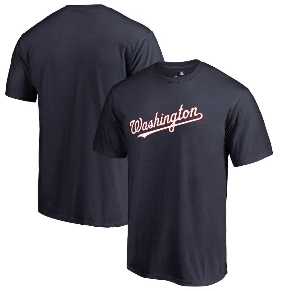 Washington Nationals Team Wordmark T-Shirt - Navy