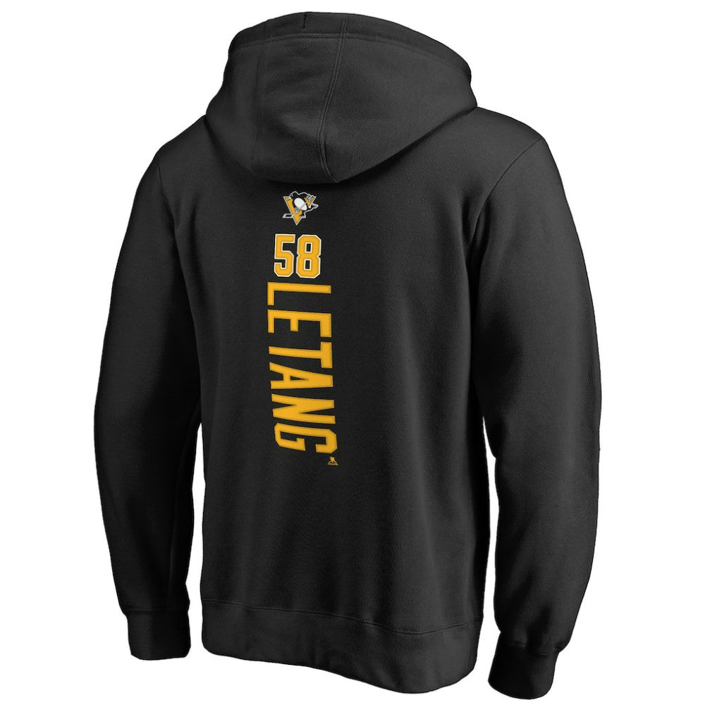Kris Letang Pittsburgh Penguins Backer Pullover Hoodie Black