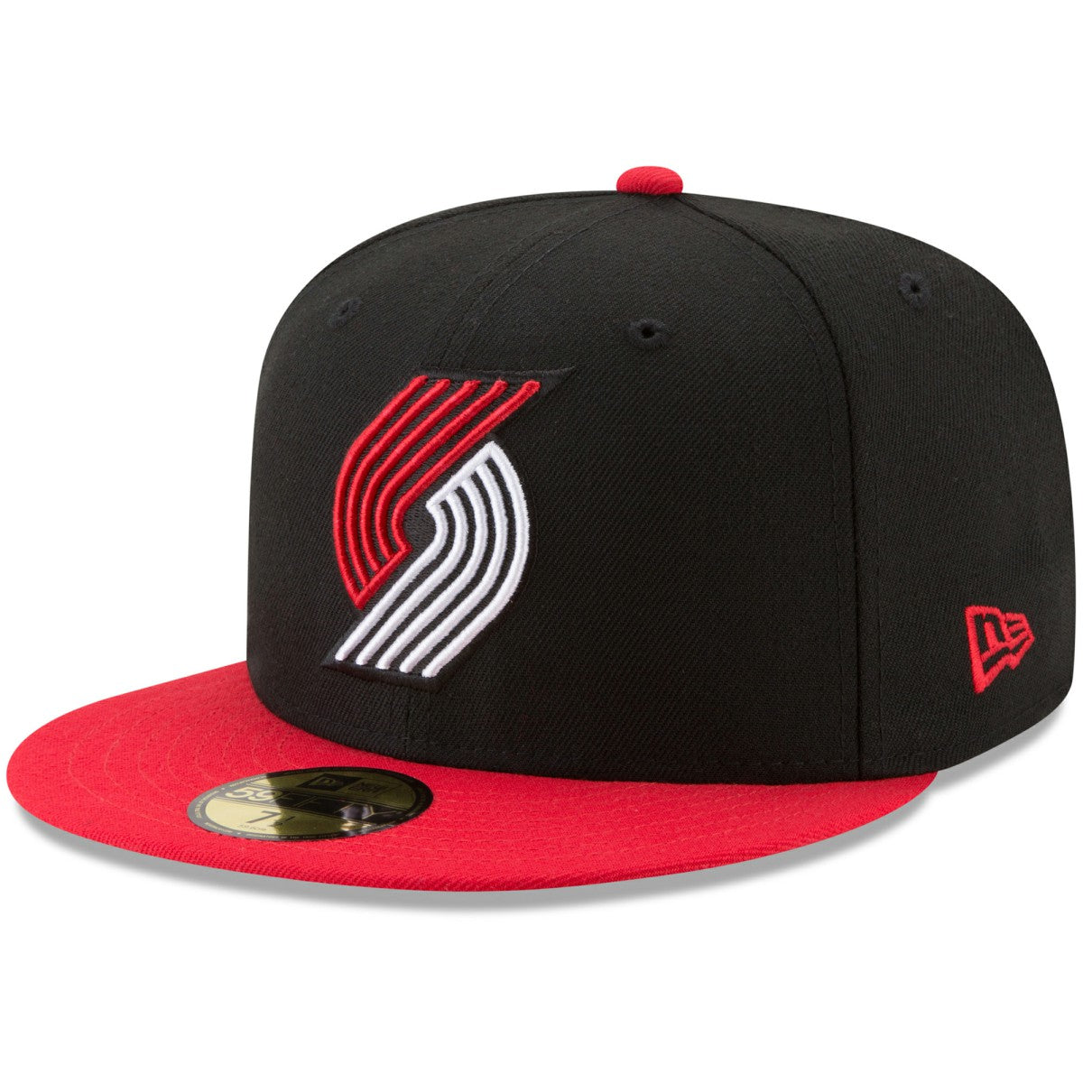Portland Trail Blazers Team Color 2-Tone 59FIFTY Fitted Hat - Black/Red | New Era sale