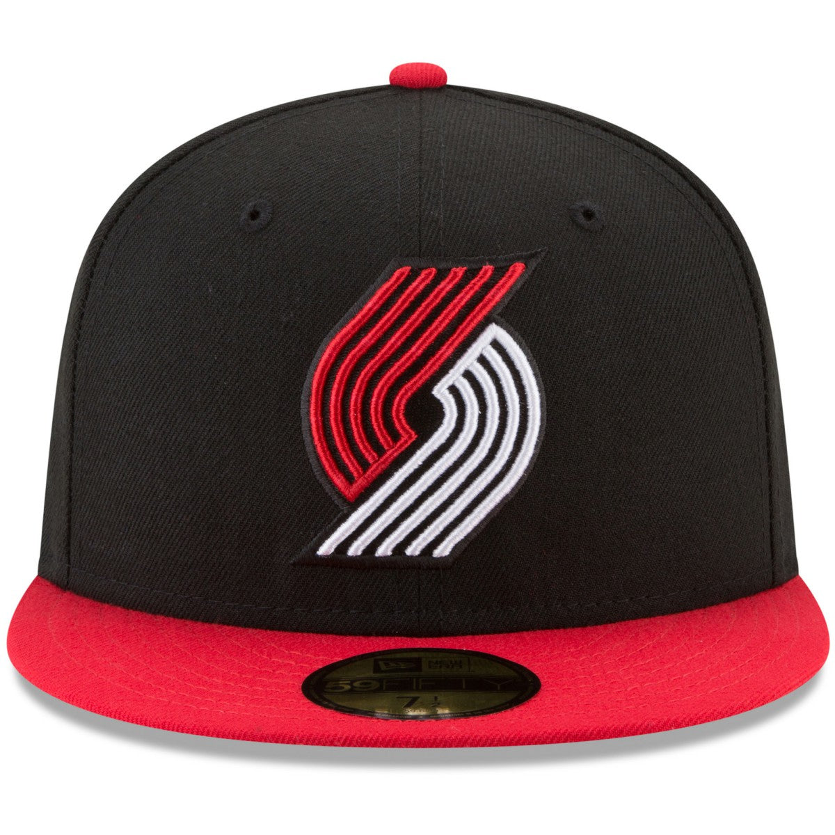 Portland Trail Blazers Team Color 2-Tone 59FIFTY Fitted Hat - Black/Red | New Era sale