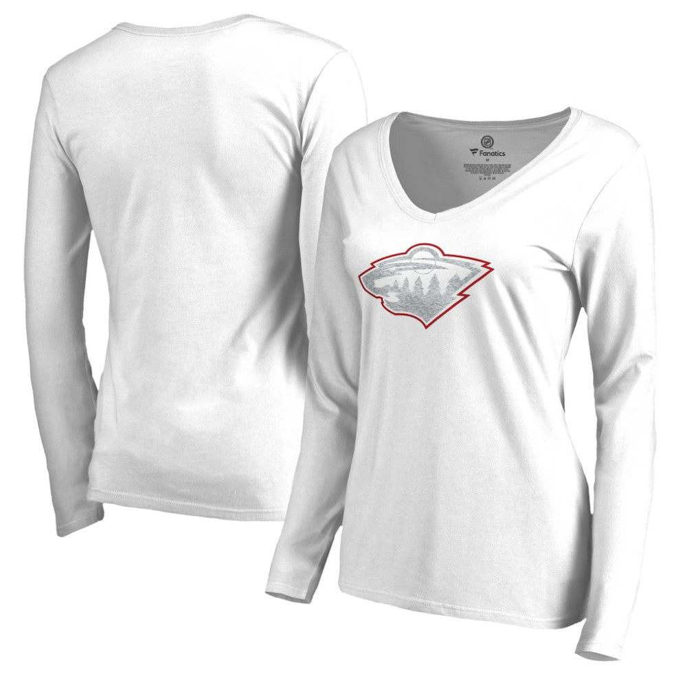Minnesota Wild Women's White Out Long Sleeve T-Shirt White