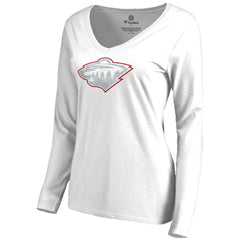 Minnesota Wild Women's White Out Long Sleeve T-Shirt White