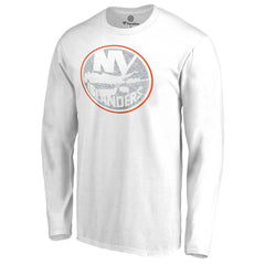New York Islanders White Out Long Sleeve T-Shirt White