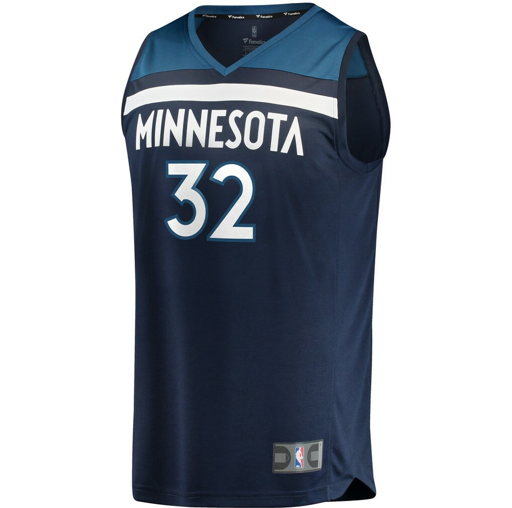 Karl-Anthony Towns Minnesota Timberwolves Fast Break Replica Jersey Navy - Icon Edition | Fanatics discount