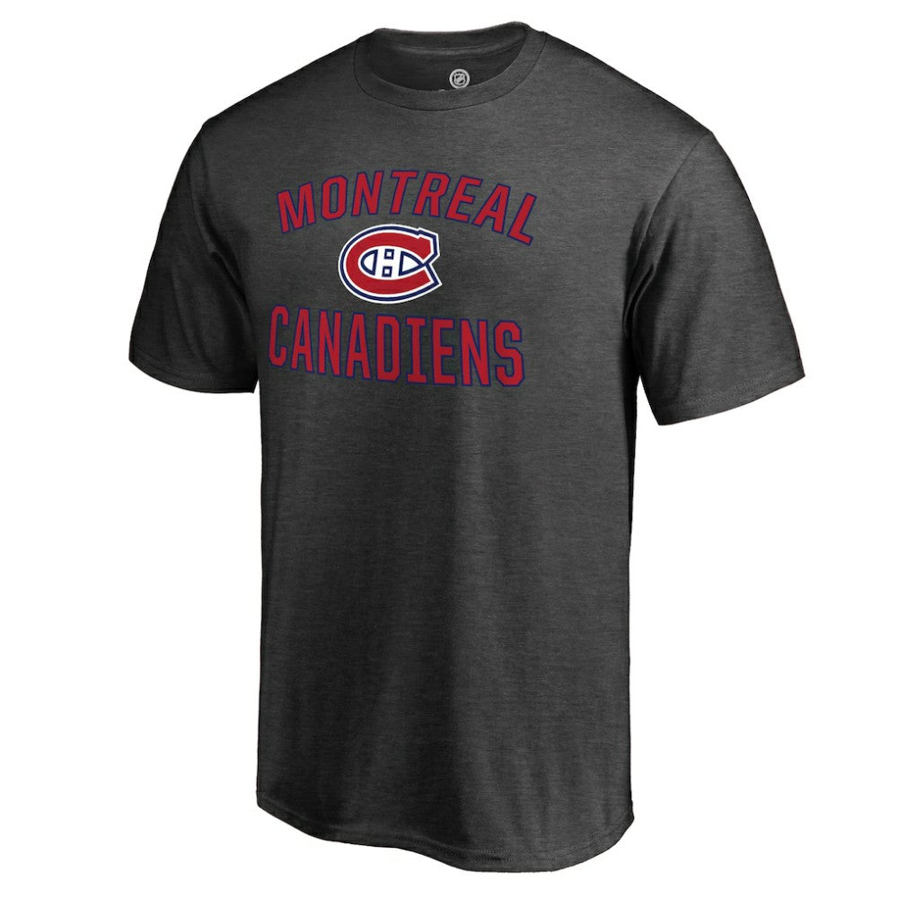 Montreal Canadiens Victory Arch T-Shirt Heathered Gray