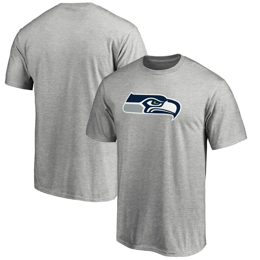 Seattle Seahawks Primary Logo T-Shirt - Heathered Gray on sale