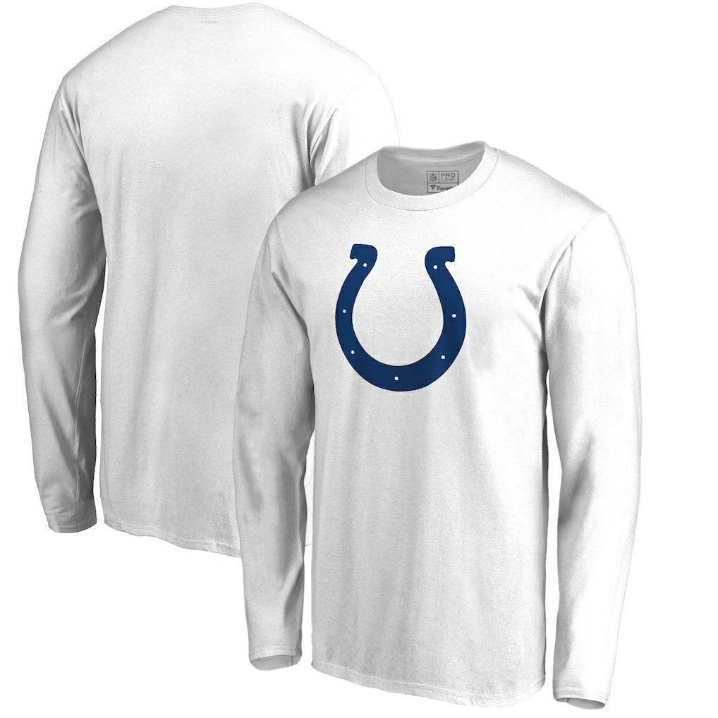 Indianapolis Colts Primary Logo Long-Sleeve T-Shirt - White cheap