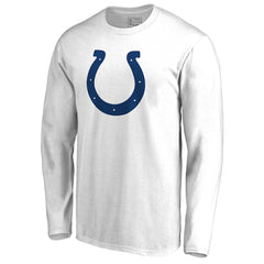 Indianapolis Colts Primary Logo Long-Sleeve T-Shirt - White cheap