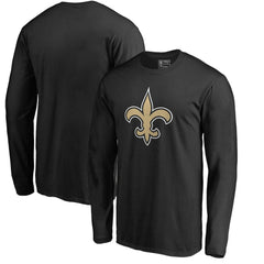 New Orleans Saints Primary Logo Long-Sleeve T-Shirt - Black outlet