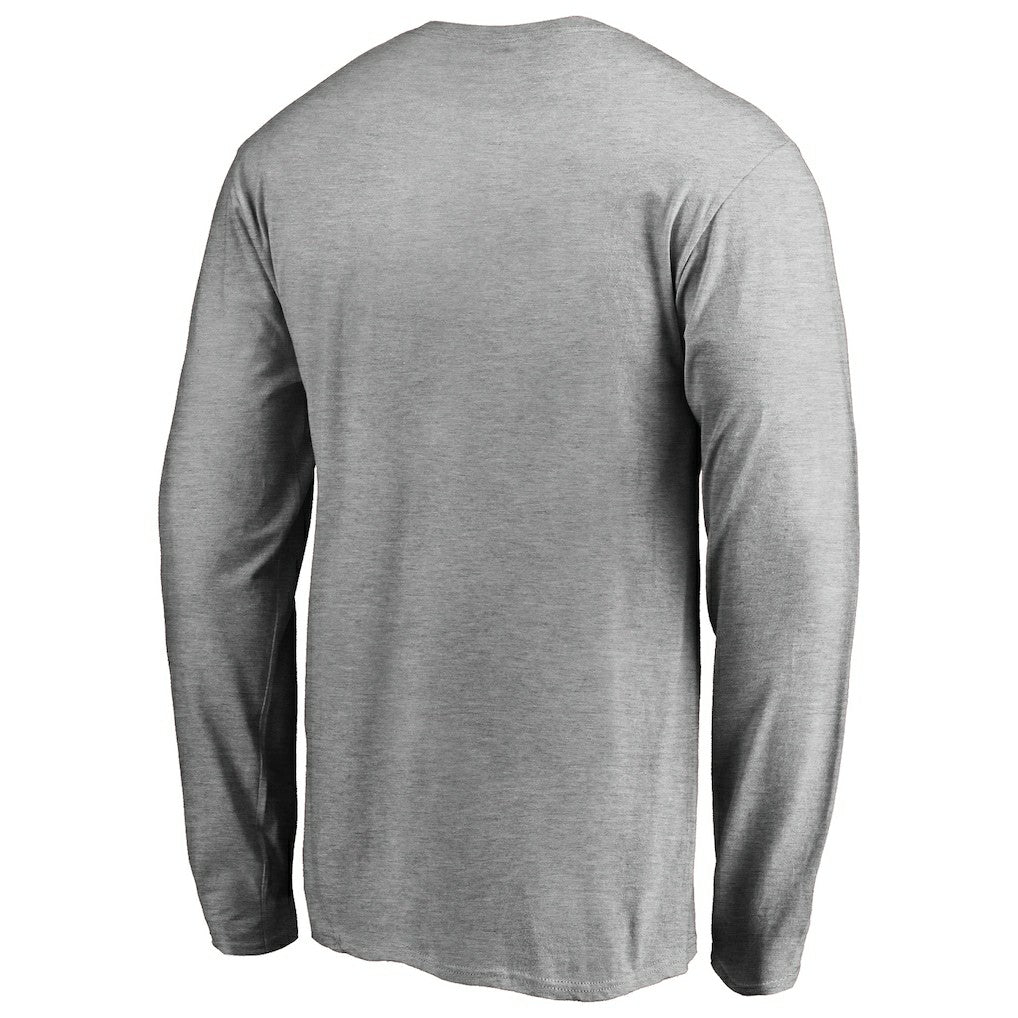 Las Vegas Raiders Primary Logo Long-Sleeve T-Shirt - Heathered Gray outlet