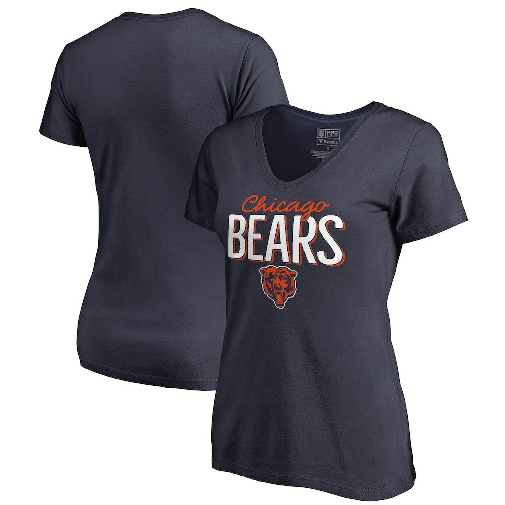 Chicago Bears Women's Nostalgia T-Shirt - Navy cheap