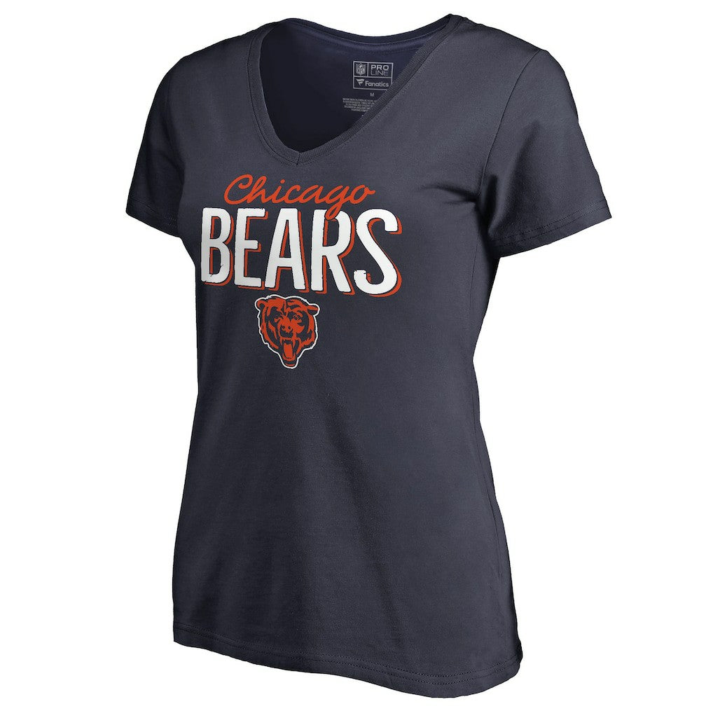 Chicago Bears Women's Nostalgia T-Shirt - Navy cheap