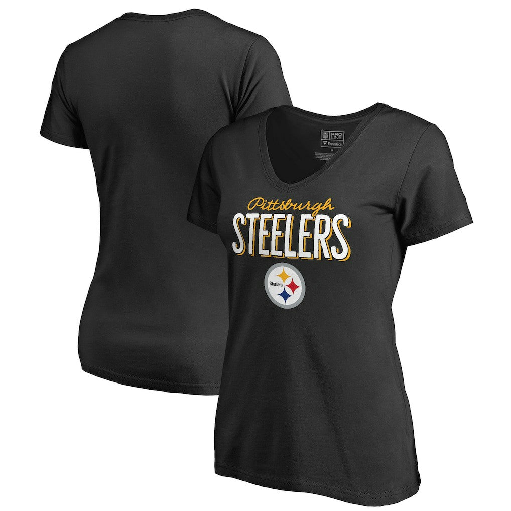 Pittsburgh Steelers Women's Nostalgia T-Shirt - Black online
