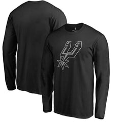 San Antonio Spurs 2017 Primary Logo 2 Long Sleeve T-Shirt - Black outlet