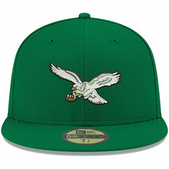 Philadelphia Eagles New Era Omaha Throwback 59FIFTY Fitted Hat - Kelly Green cheap