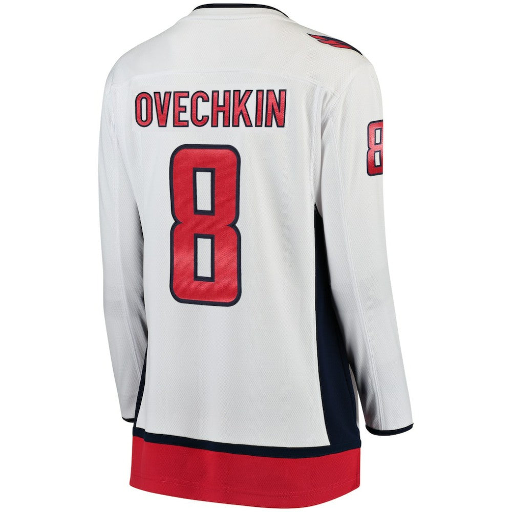 Alexander Ovechkin Washington Capitals Fanatics Women's Away Breakaway Jersey White
