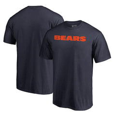 Chicago Bears Wordmark T-Shirt - Navy discount