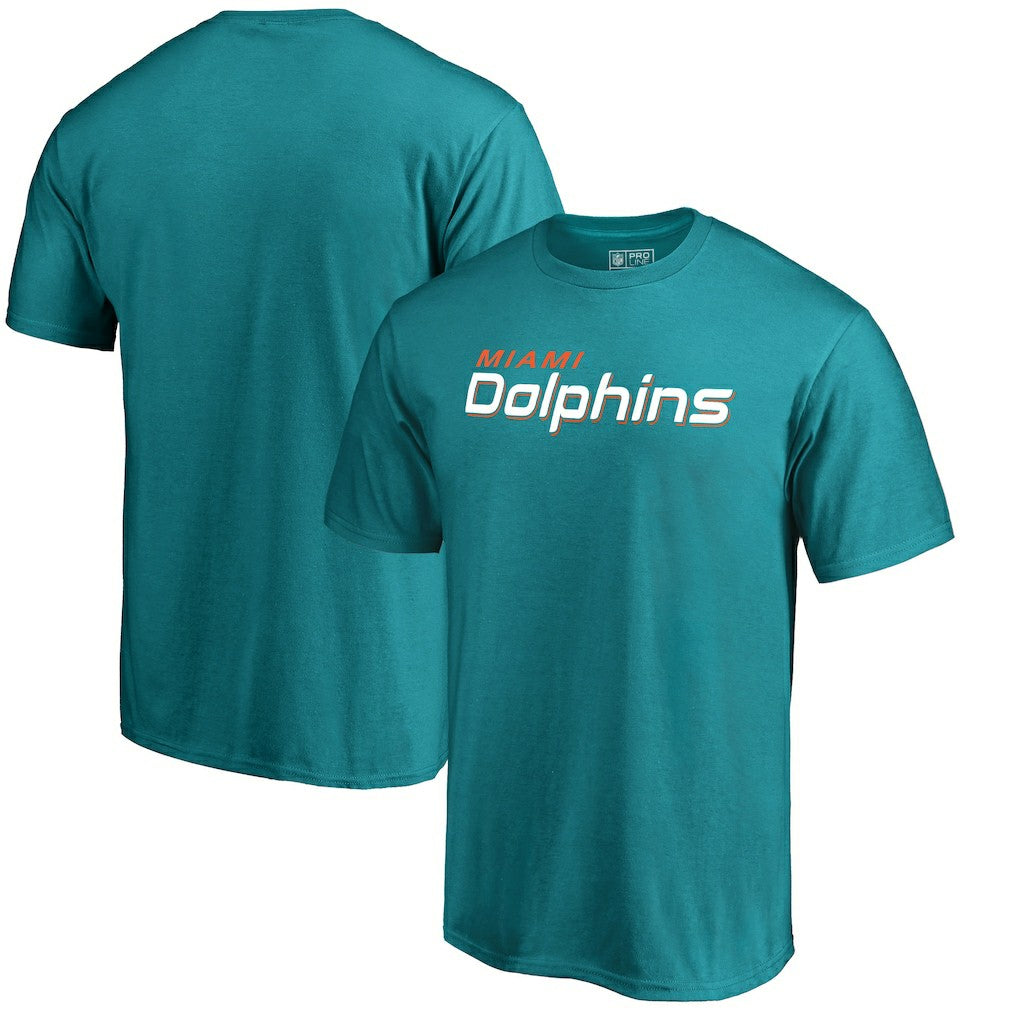 Miami Dolphins Wordmark T-Shirt - Aqua discount