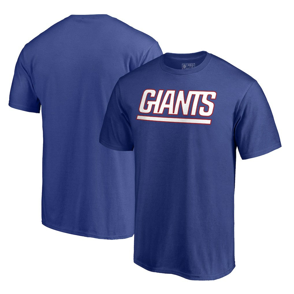New York Giants Wordmark T-Shirt - Royal discount