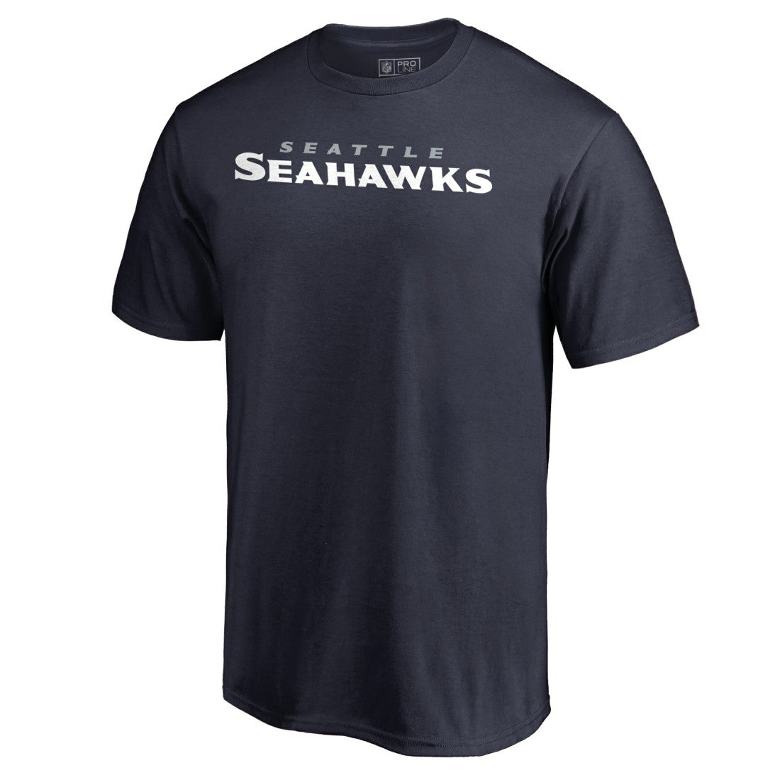 Seattle Seahawks Wordmark T-Shirt - College Navy cheap