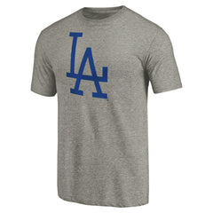 Los Angeles Dodgers Cooperstown Collection Forbes Tri-Blend T-Shirt - Ash