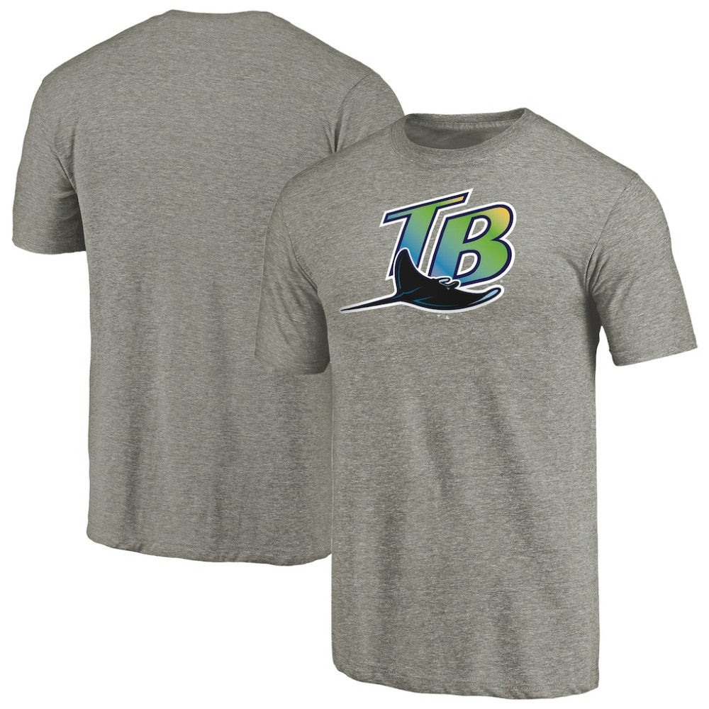 Tampa Bay Rays Cooperstown Collection Forbes Tri-Blend T-Shirt - Ash