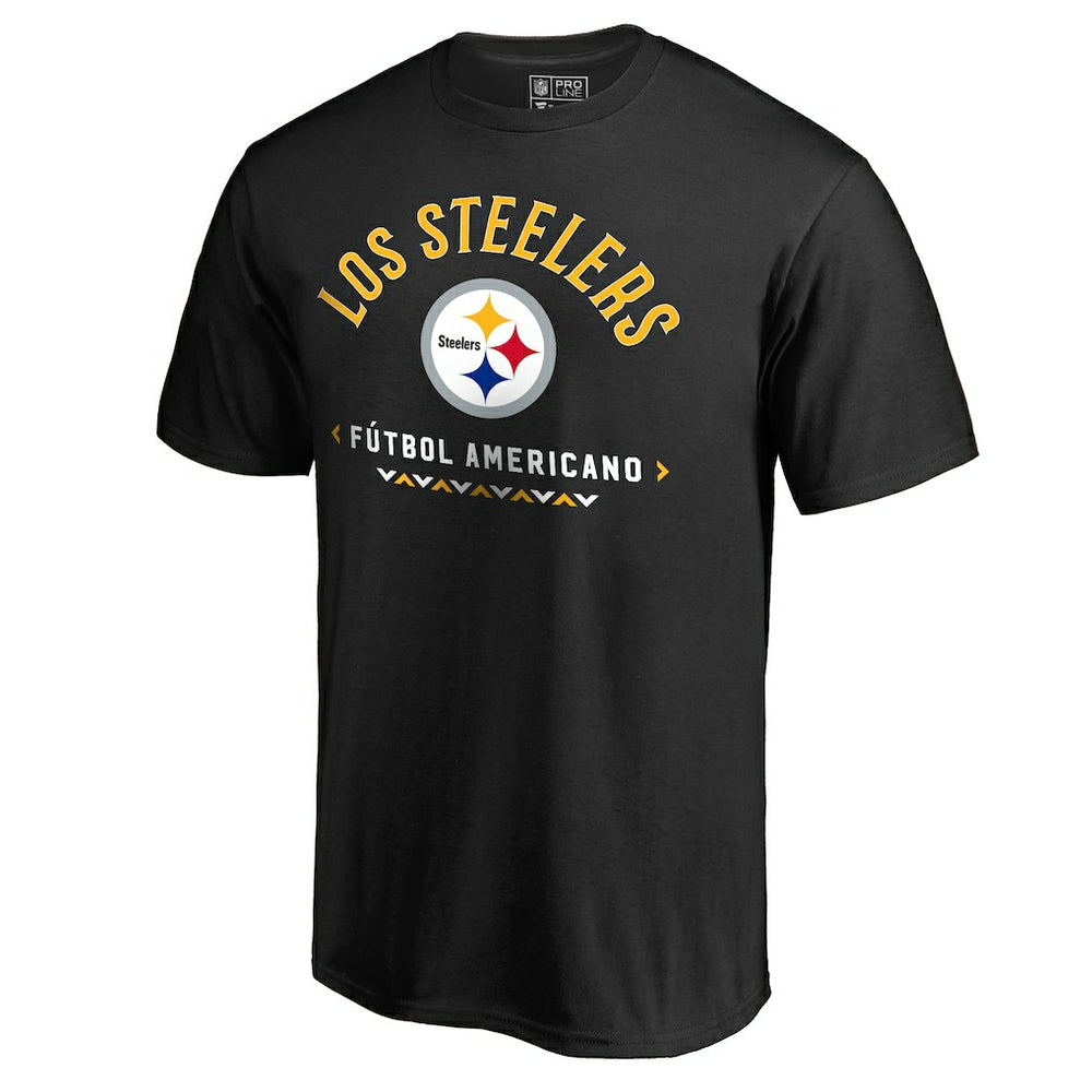Pittsburgh Steelers Futbol Americano T-Shirt - Black on sale