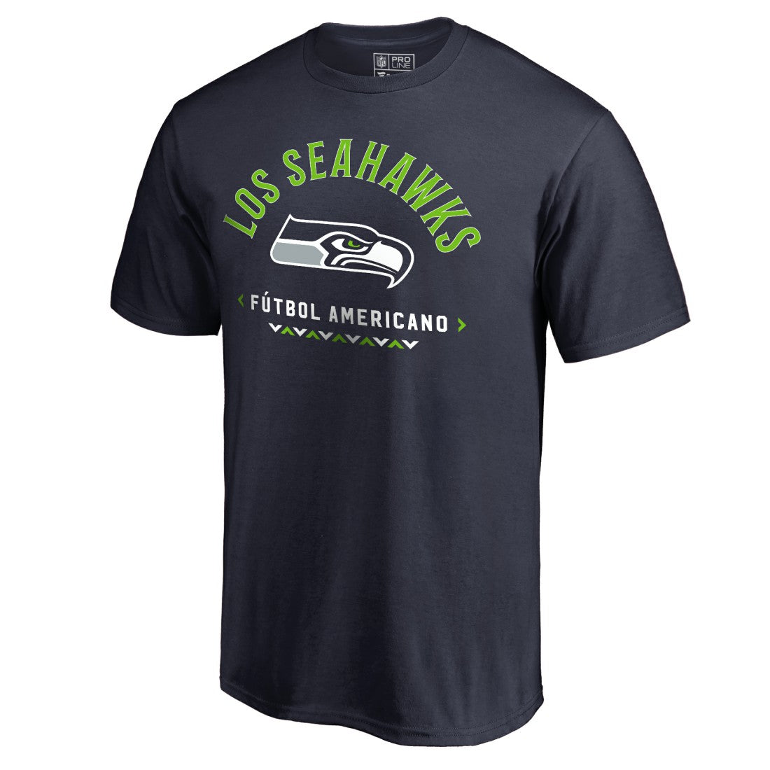 Seattle Seahawks Futbol Americano T-Shirt - College Navy on sale