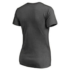 New York Giants Women's Freehand V-Neck T-Shirt - Dark Heathered Gray on sale