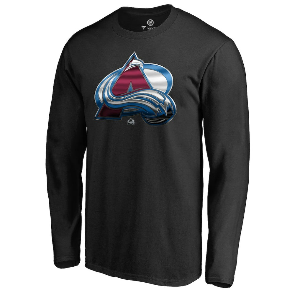 Colorado Avalanche Midnight Mascot Long Sleeve T-Shirt Black