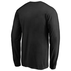 Columbus Blue Jackets Midnight Mascot Long Sleeve T-Shirt Black