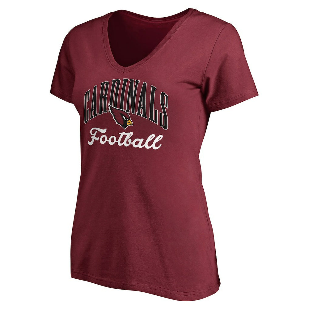 Arizona Cardinals Women's Victory Script V-Neck T-Shirt - Cardinal outlet