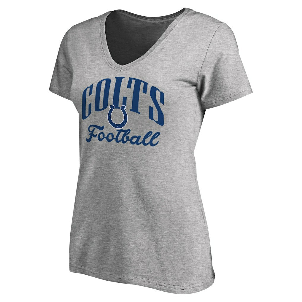 Indianapolis Colts Women's Victory Script V-Neck T-Shirt - Heather Gray outlet