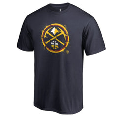 Denver Nuggets Splatter Logo T-Shirt sale - Navy shop