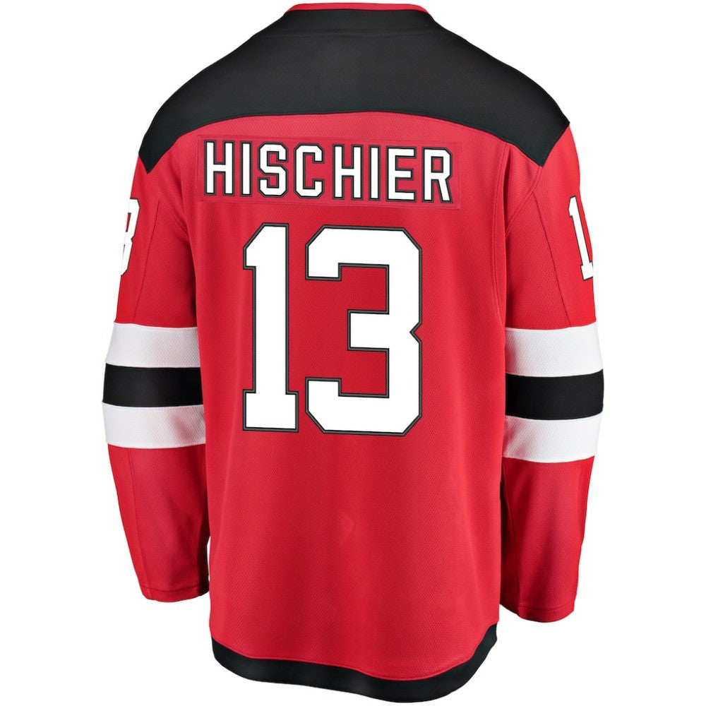 Nico Hischier New Jersey Devils Fanatics Youth Home Breakaway Player Jersey Red