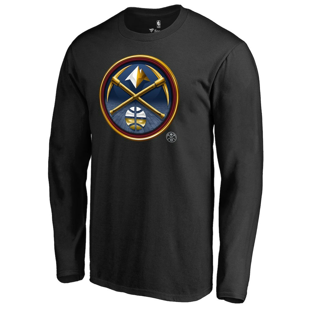 Denver Nuggets Midnight Mascot Long Sleeve T-Shirt sale - Black outlet