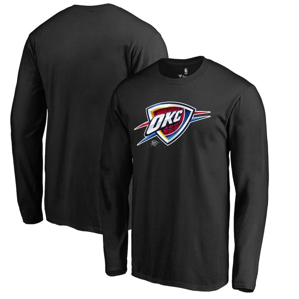 Oklahoma City Thunder Midnight Mascot Long Sleeve T-Shirt - Black online