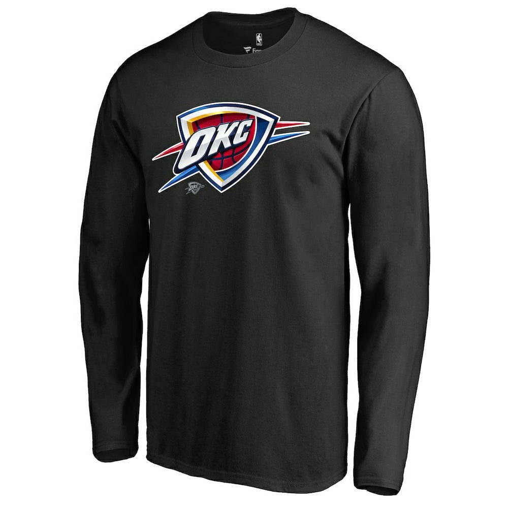 Oklahoma City Thunder Midnight Mascot Long Sleeve T-Shirt - Black online