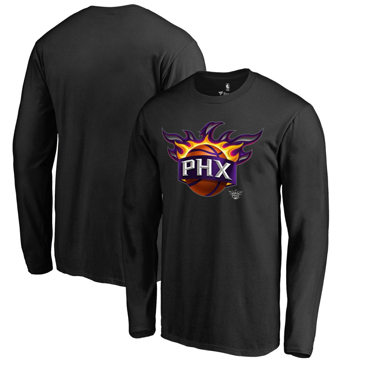 Phoenix Suns Midnight Mascot Long Sleeve T-Shirt - Black online