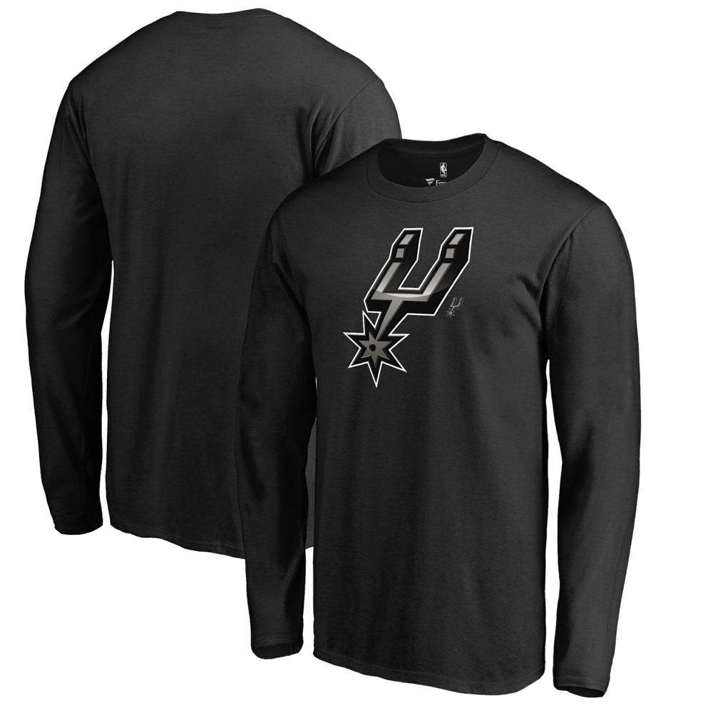 San Antonio Spurs Midnight Mascot Long Sleeve T-Shirt - Black shop