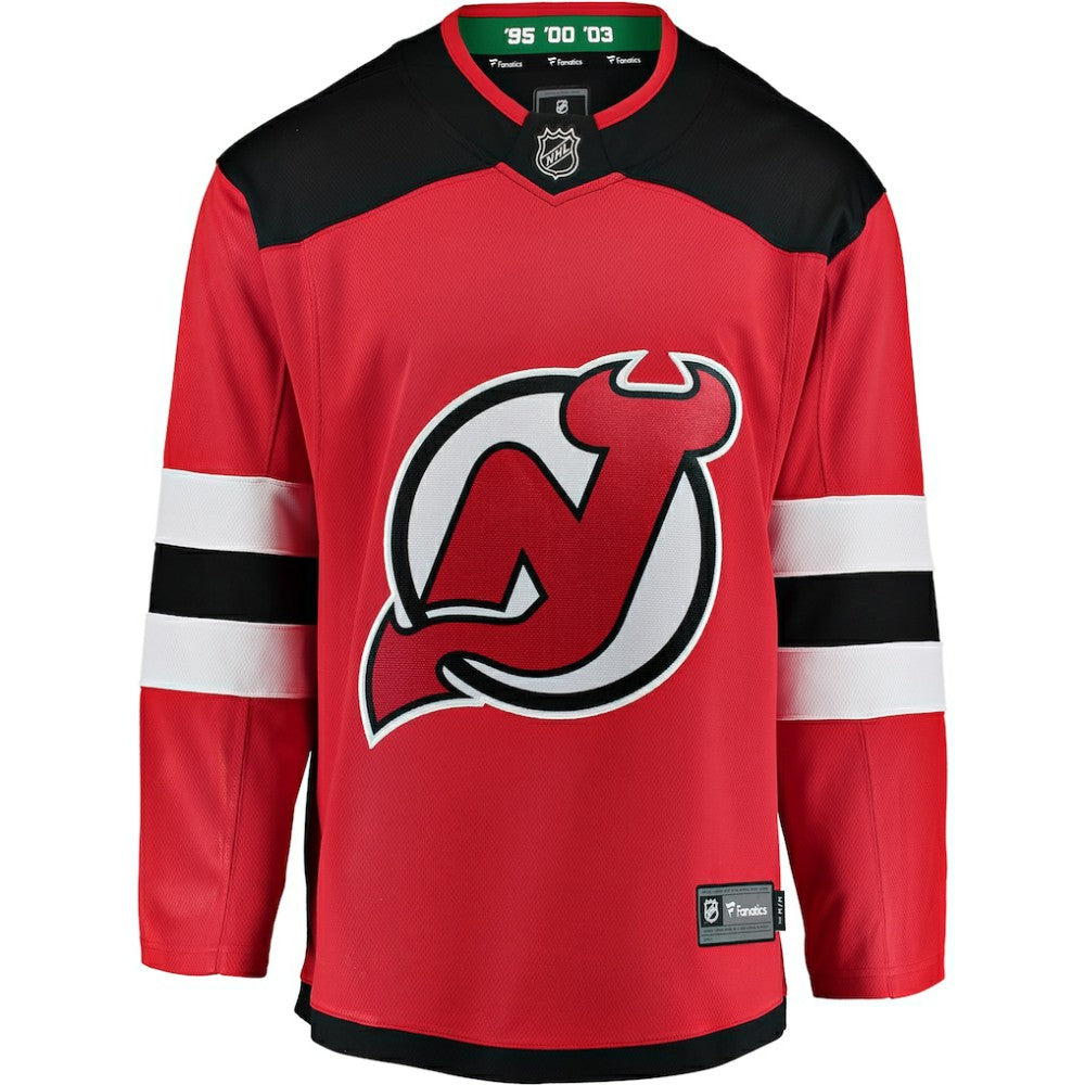 New Jersey Devils Fanatics Youth Breakaway Home Jersey Red