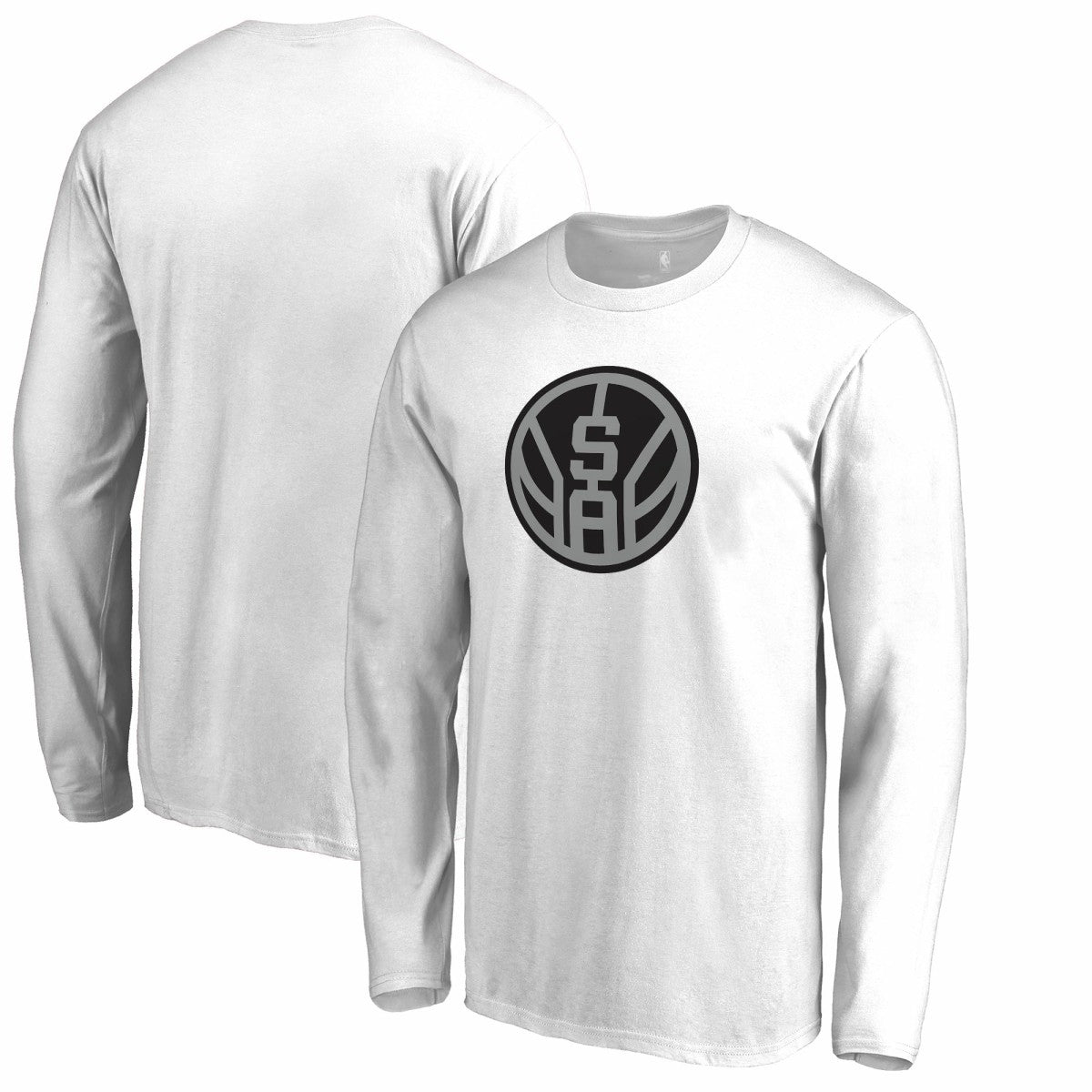 San Antonio Spurs Alternate Logo Long Sleeve T-Shirt - White outlet