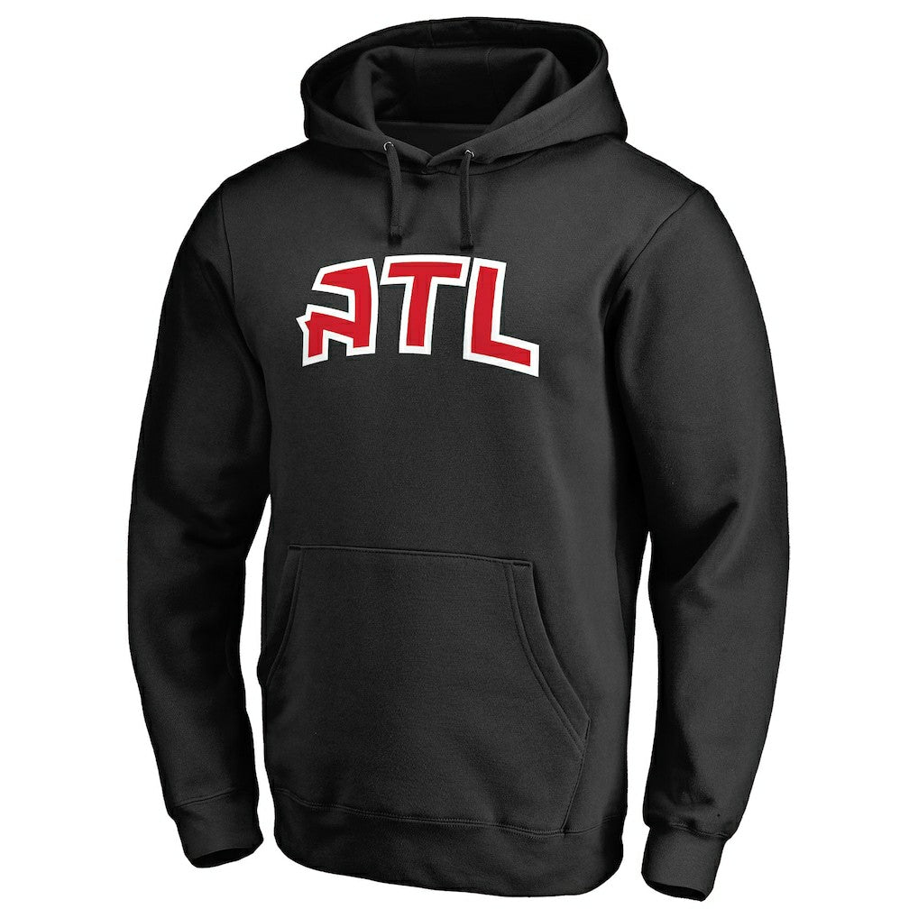 Atlanta Hawks Alternate Logo Pullover Hoodie - Black outlet